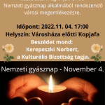 Nemzeti gyásznap november 4.