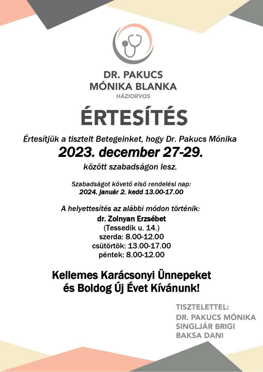 Dr. Pakucs Mónika szabadság 2023.12.27 – 12.29._page-0001