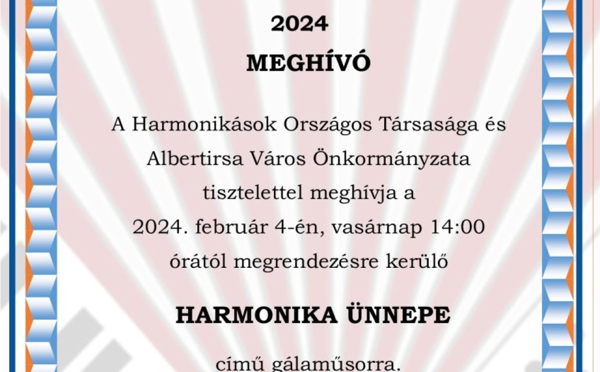2024.02.04. – Magyar Harmonikások Napja