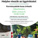 Kormányablak busz érkezik 2024.06.06-án