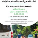 Kormányablak busz érkezik 2024.08.08-án!