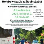 Kormányablak busz érkezik 2024.10.02-án