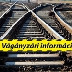 Vágányzári információ 2024.09.13 – 09.15-ig!