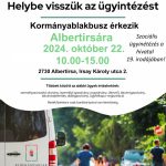 Kormányablak busz érkezik 2024.10.22-én