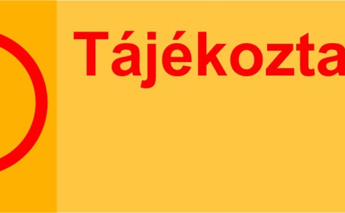 tájékoztatás