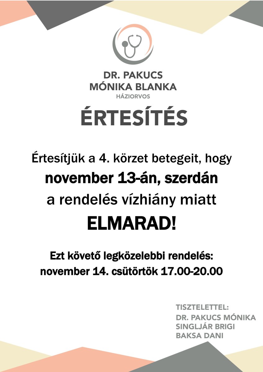 2024.11.13. áramszünet miatt szabadság