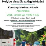 Kormányablakbusz érkezik 2025.01.22-én Albertirsára!