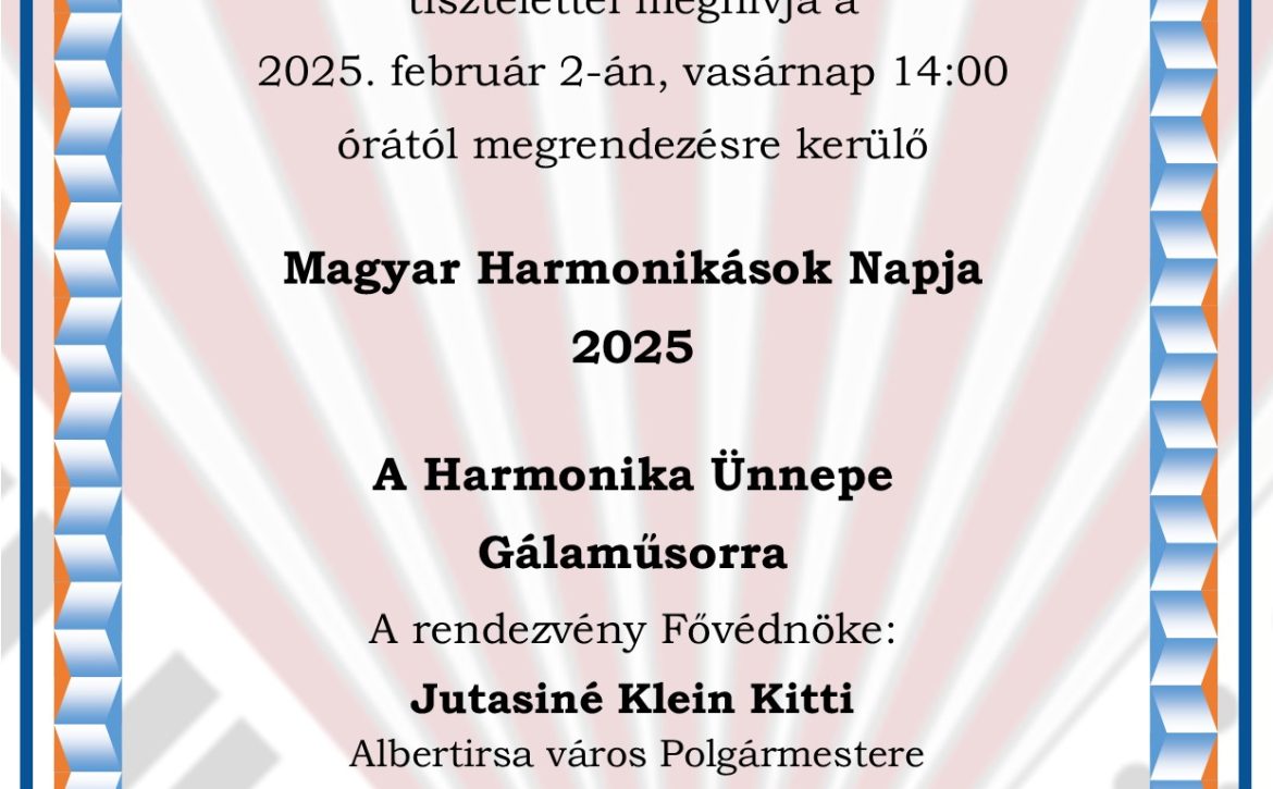 Harmónika 2025