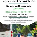 Kormányablakbusz érkezik 2025. május 17-én Albertirsára❗️