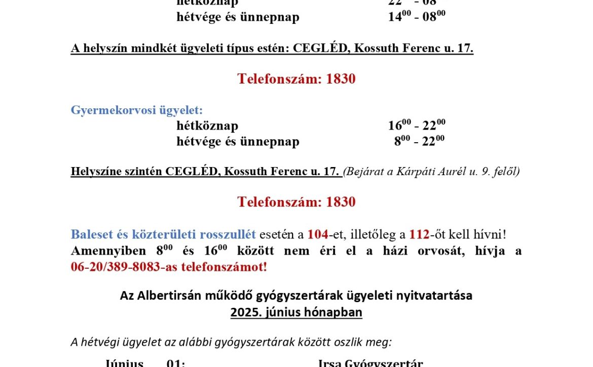 Ügyeletes gyógyszertár 2025 június_page-0001