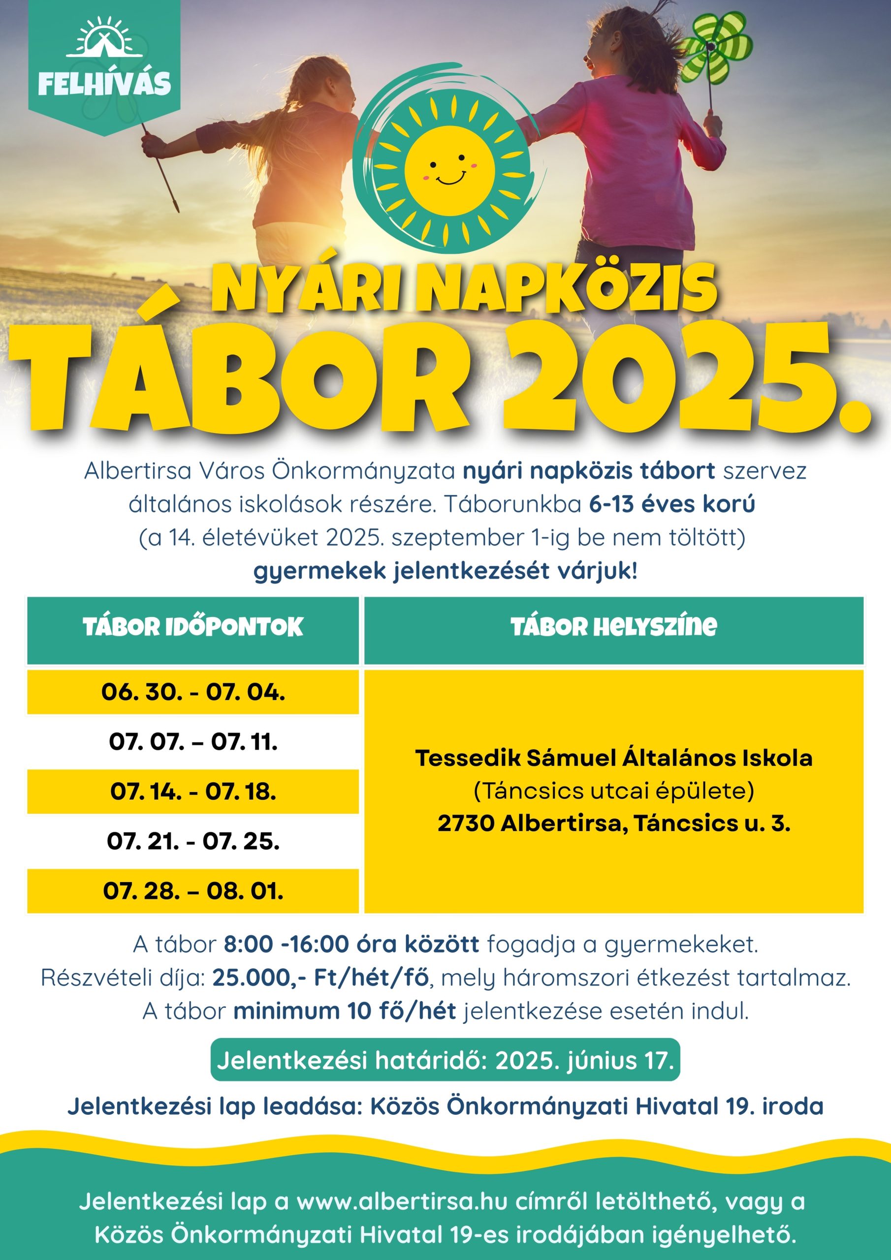 Nyári Napközis Tábor 2025. – 1