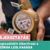 📢🚰 TÁJÉKOZTATÁS VÍZÓRA LEOLVASÁSRÓL 🚰