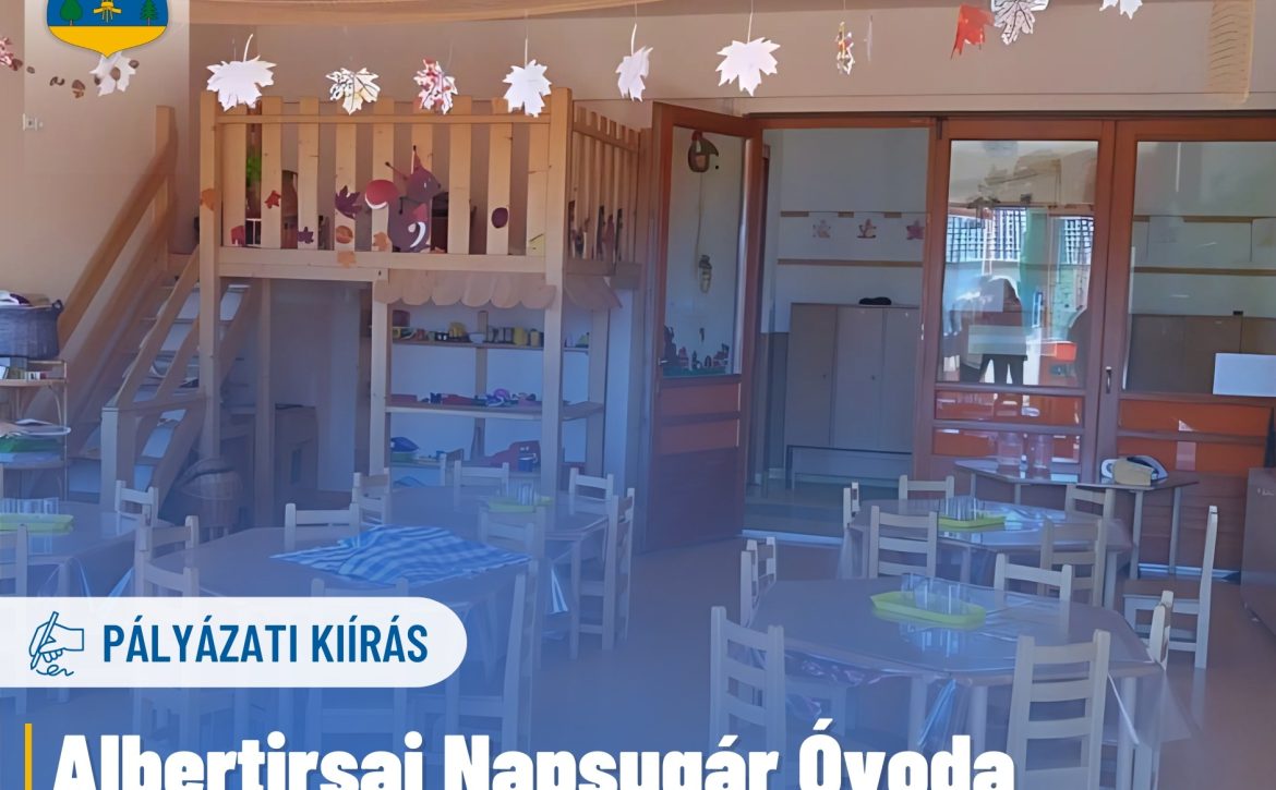 Pályázati kiírás – Albertirsai Napsugár Óvoda állás pályázat (002)