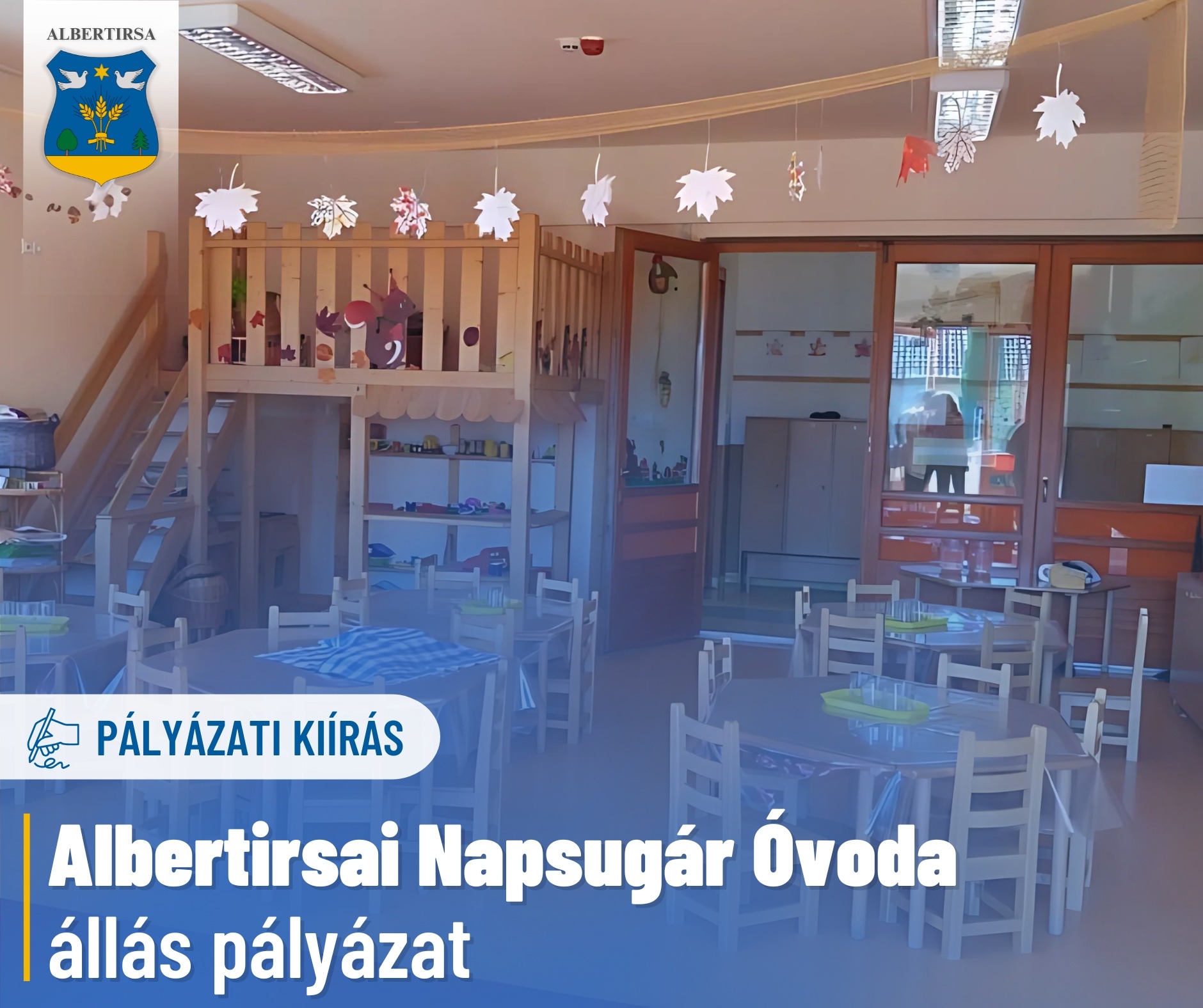 Pályázati kiírás – Albertirsai Napsugár Óvoda állás pályázat (002)