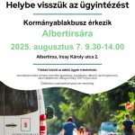Kormányablakbusz érkezik 2025. augusztus 07-én (csütörtökön) Albertirsára❗️