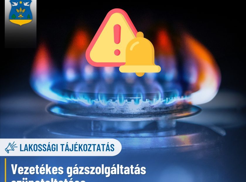 Vezetékes gázszolgáltatás szünetel (002)