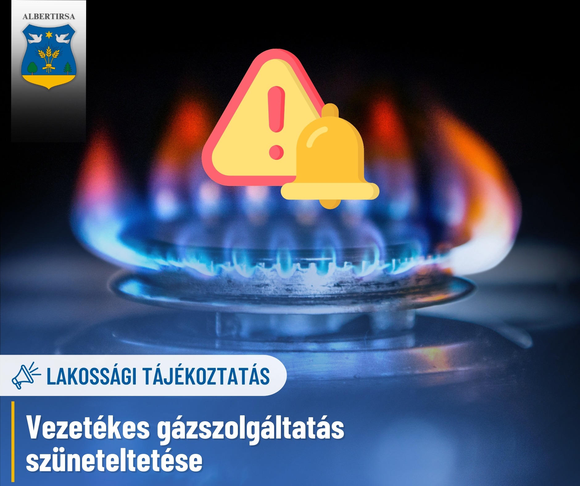 Vezetékes gázszolgáltatás szünetel (002)