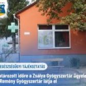 📢 EGÉSZSÉGÜGYI TÁJÉKOZTATÁS – 💊 Határozott időre a Zsálya Gyógyszertár ügyeletét a Remény Gyógyszertár látja el