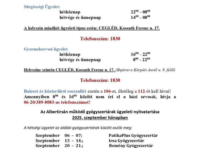 Ügyeletes gyógyszertár 2025 szeptember_page-0001