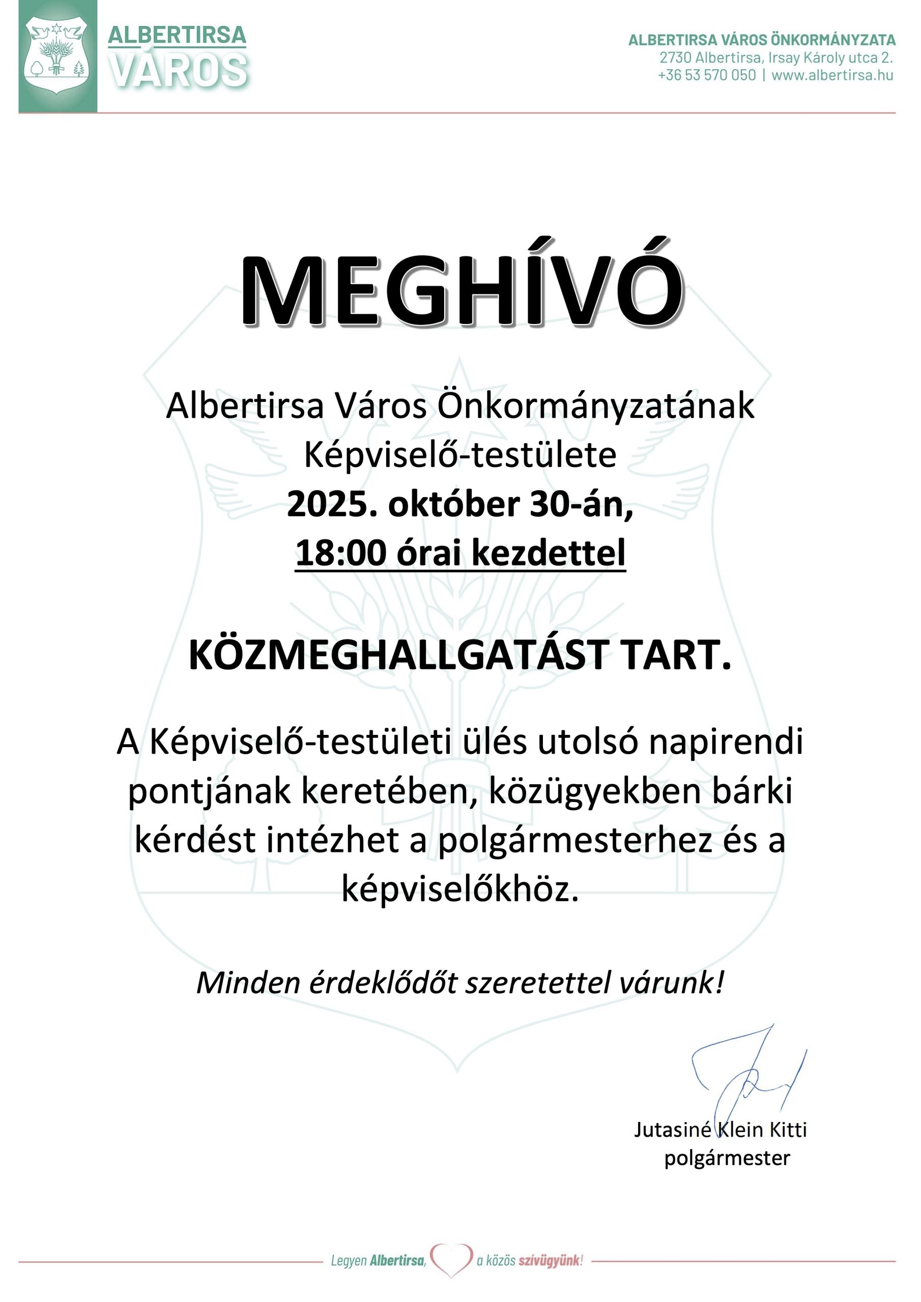 Közmeghallgatás