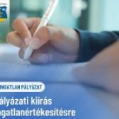 Pályázati kiírás