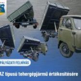 Pályázati felhívás gépjármű értékesítésre