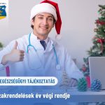 SZAKRENDELÉSEK ÉV VÉGI RENDJE 👨🏻‍⚕️