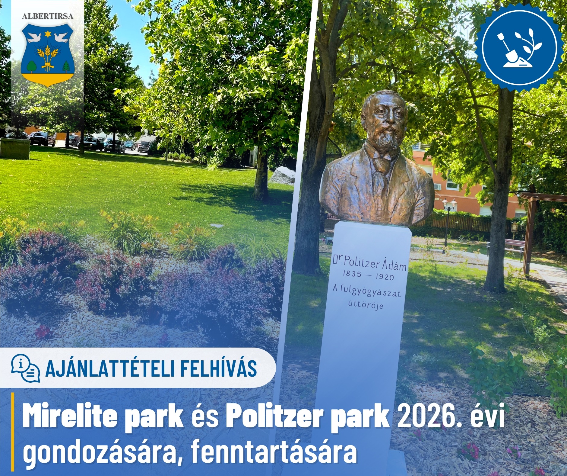Ajánlattételi felhívás – Politzer Park