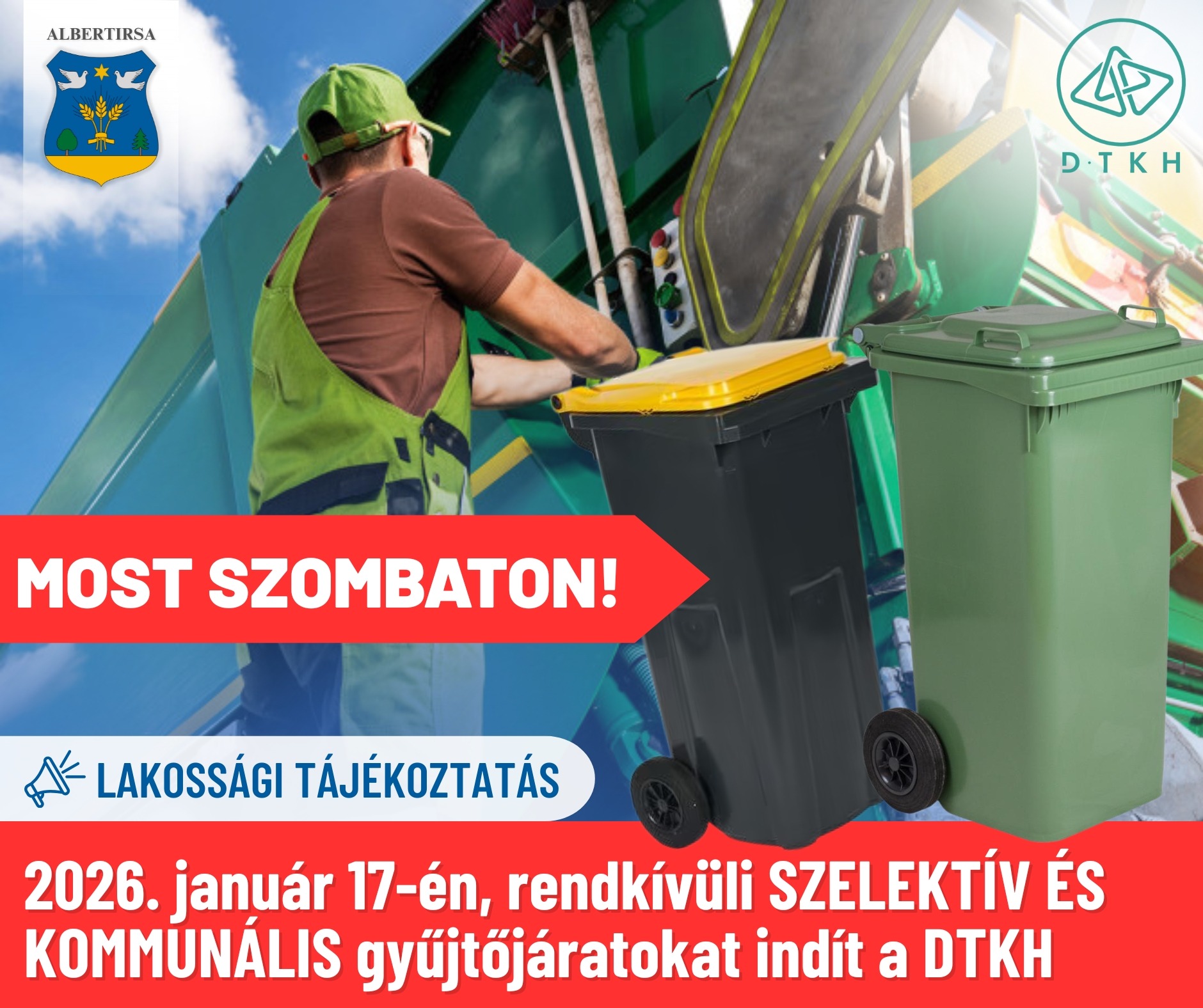 DTKH Nonprofit Kft. – Rendkívüli gyűjtőjárat