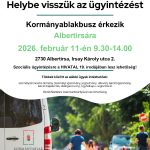 Kormányablakbusz érkezik 2026. február 11-én (szerdán) Albertirsára❗️