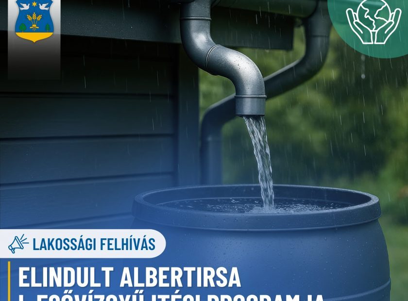 I. esővízgyűjtési program