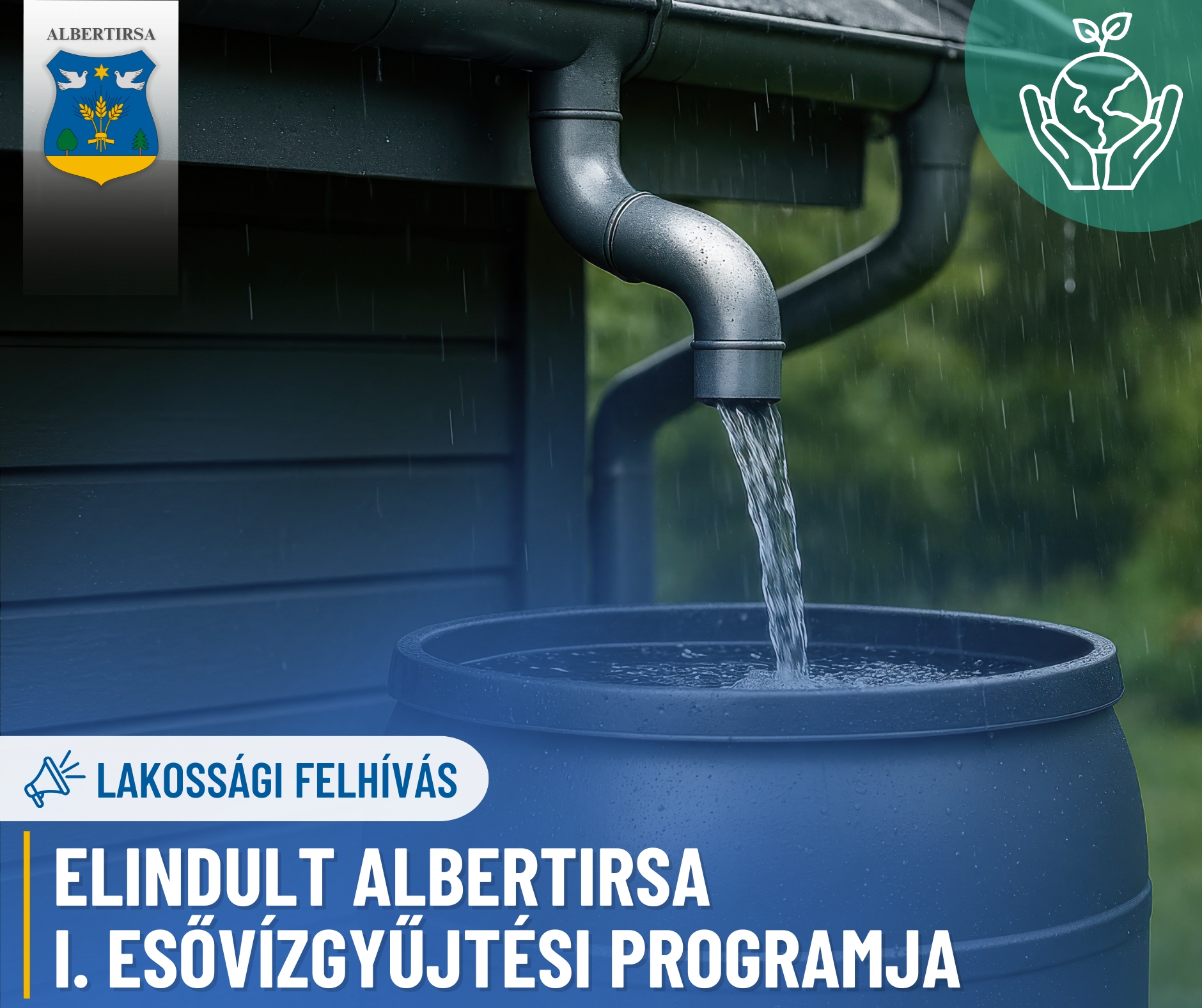 I. esővízgyűjtési program