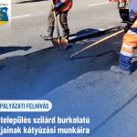 Pályázati felhívás - A település szilárd burkolatú útjainak kátyúzási munkáira