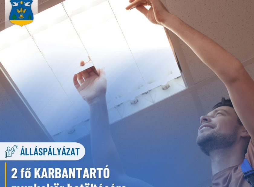 Álláspályázat – Karbantartó